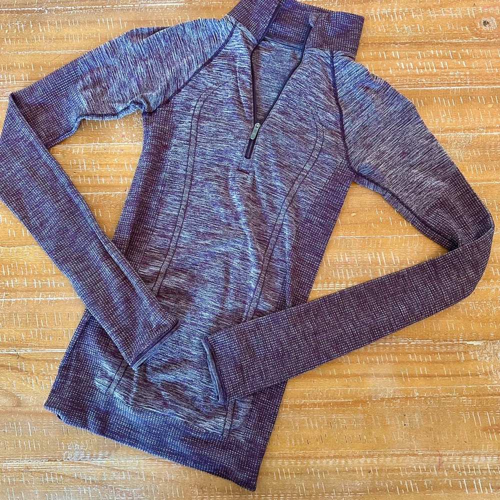 Lululemon Athletics Swiftly Long Sleeve Wool Half Zip size 2